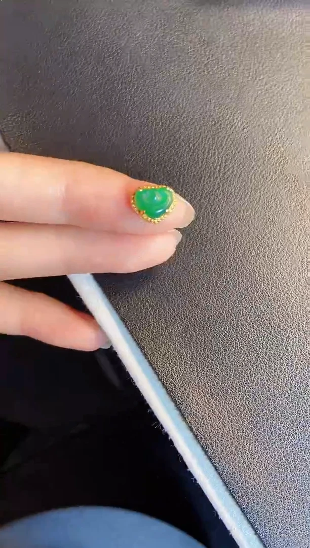 吊坠(不含链)银S925镶嵌翡翠1