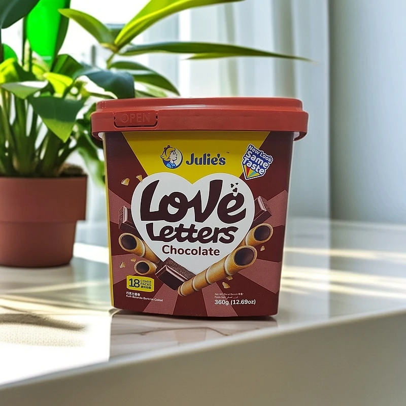 【保质期至25.2.17】茱蒂丝巧克力味/草莓味蛋卷两种口味360克/盒