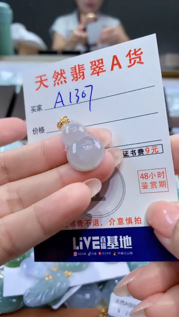 颈饰未镶嵌翡翠天然翡翠A货挂件
