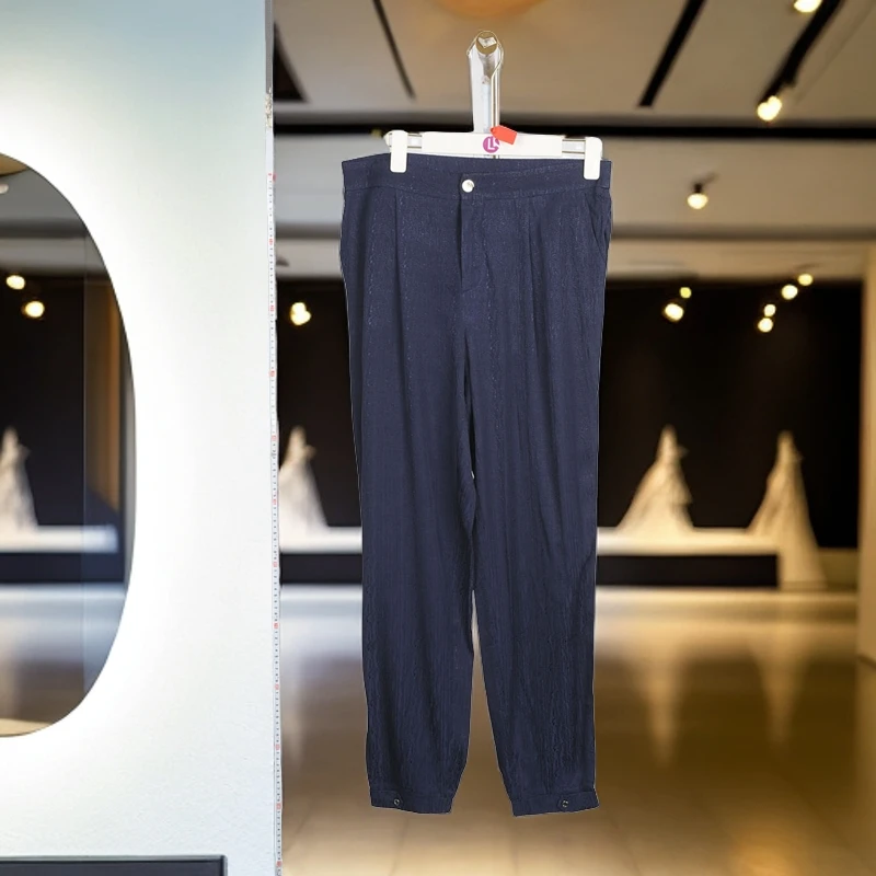 GP【Y专柜捡漏】M3中高端时尚女装DQB-裤子8532-蓝松紧大半码