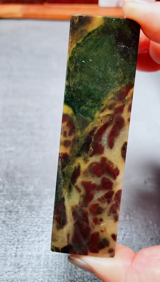 玉桂林鸡血玉素章--36