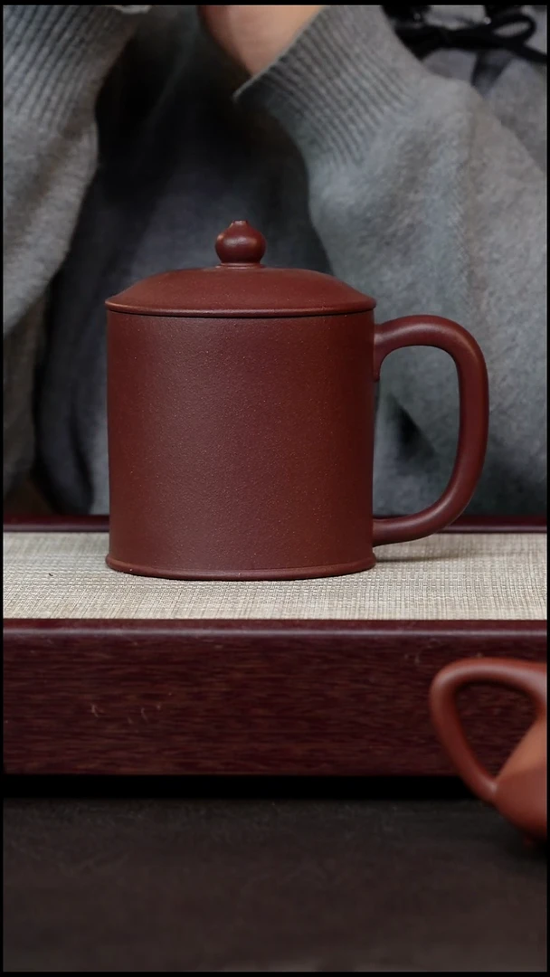 茶杯紫砂紫气东来主人杯