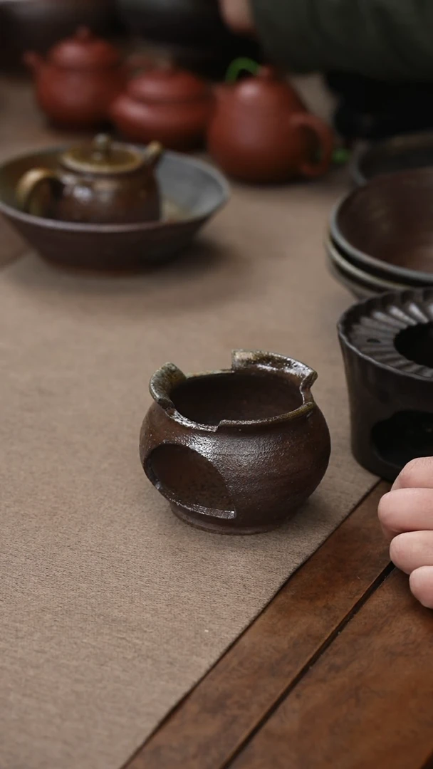 茶壶紫砂桂*儿段泥温茶园炉  小号