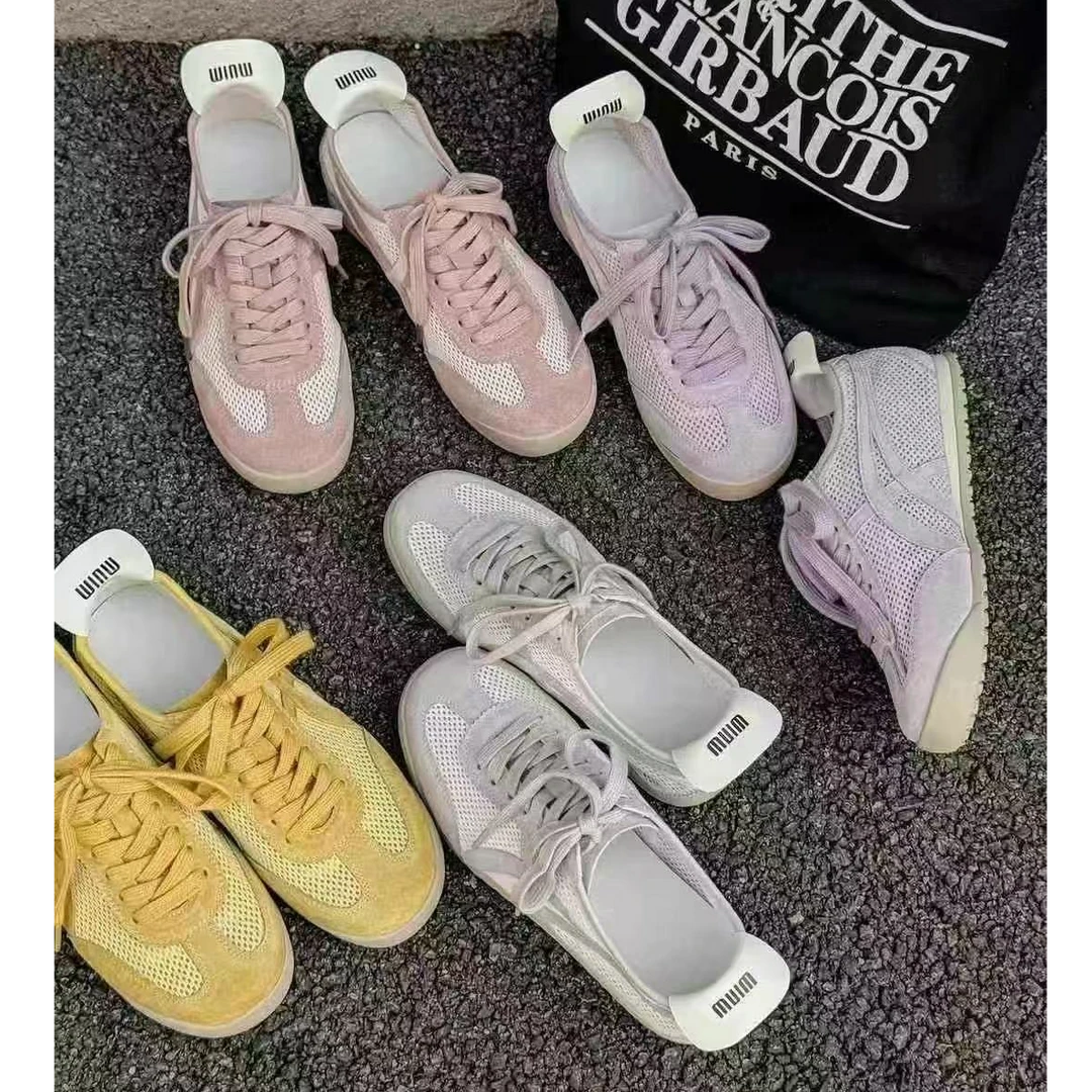 新款软底软面透网德训鞋轻便百搭舒适防滑