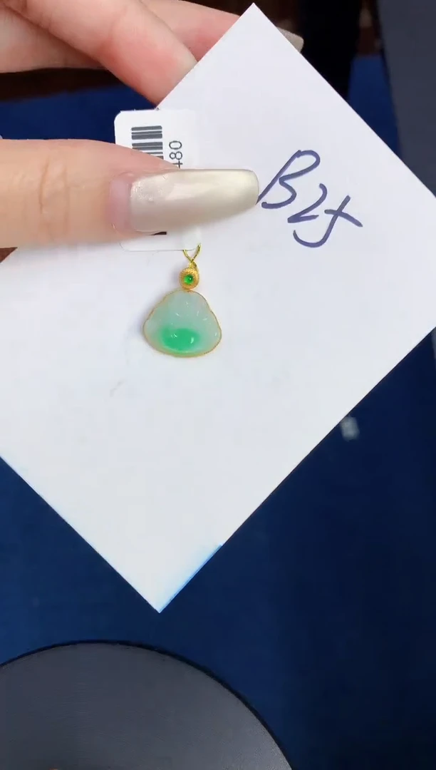 【闪购商品】翡翠颈饰18K金镶嵌000000000