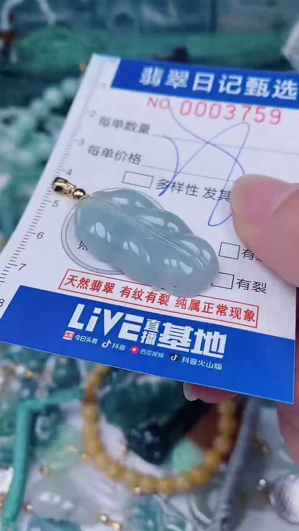 翡翠未镶嵌颈饰00003759