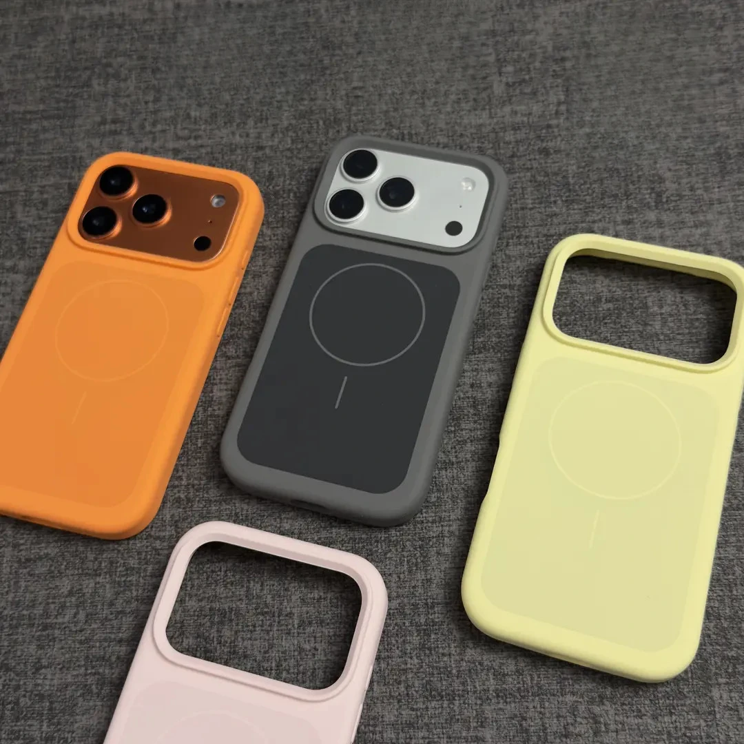 磁吸【双层奢造】液态硅胶苹果iPhone17promax/17pro手机壳防摔