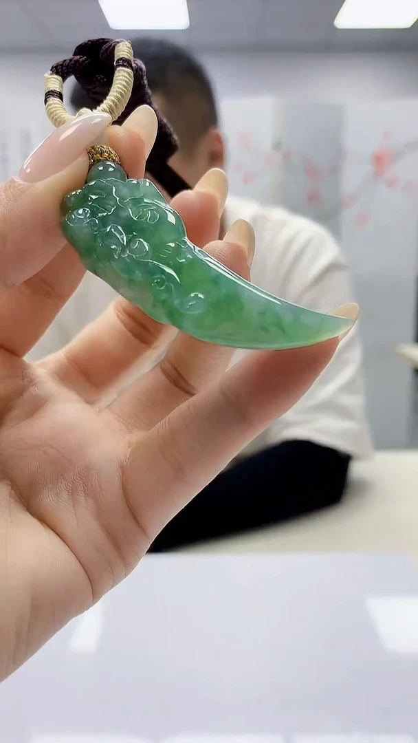 未镶嵌定制翡翠4898ty-毛货挂件55
