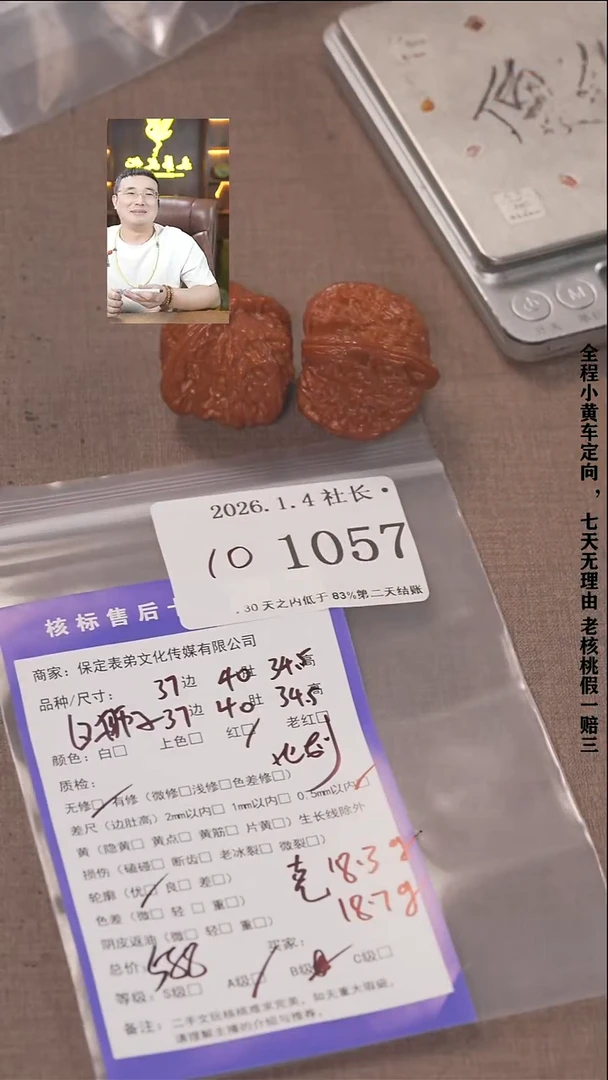 把件文玩核桃天***?諘帝文化1057白狮子