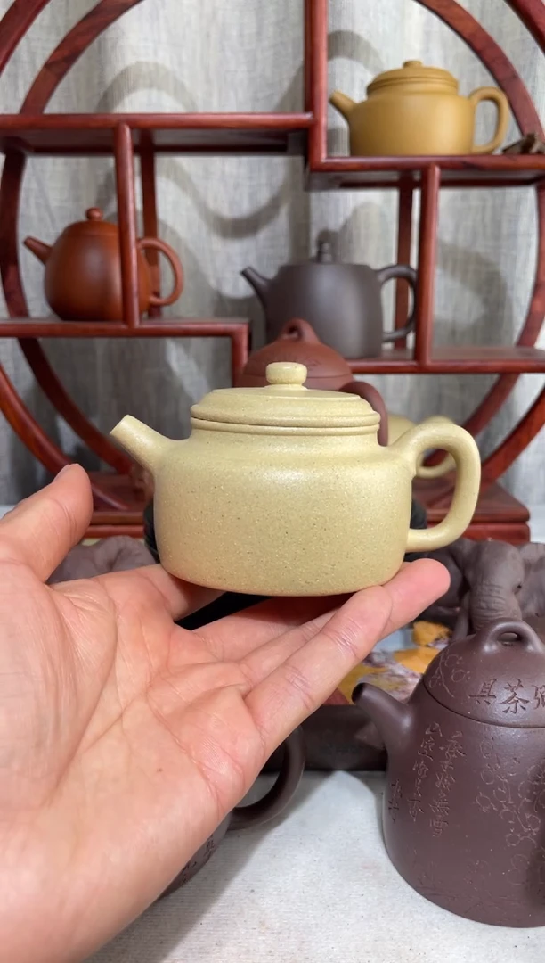 【闪购商品】紫砂茶壶墨绿大亨德钟