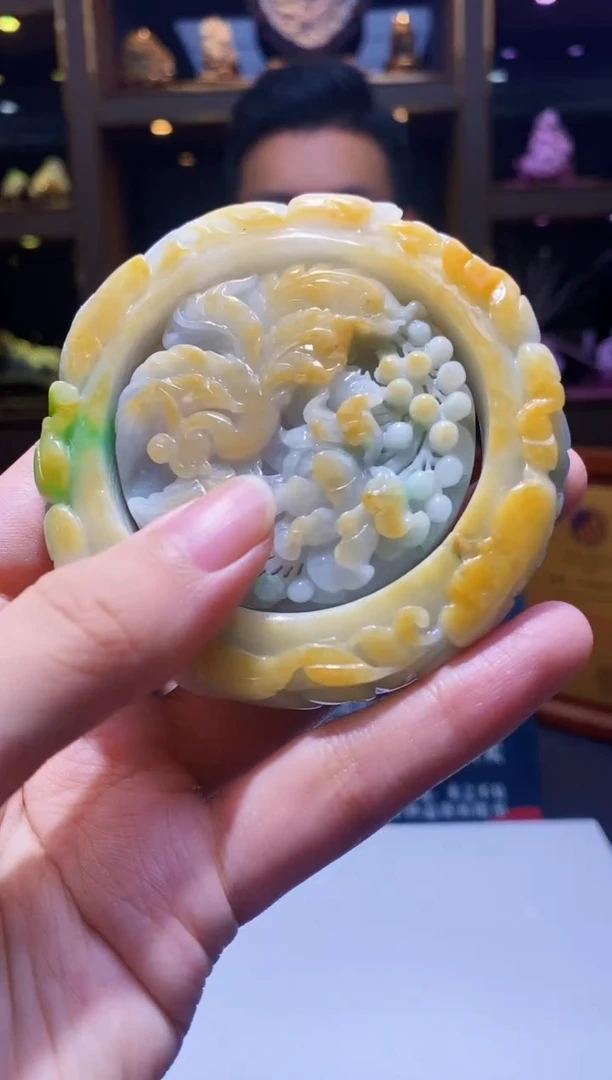 翡翠未镶嵌颈饰M-@@JYTR70995
