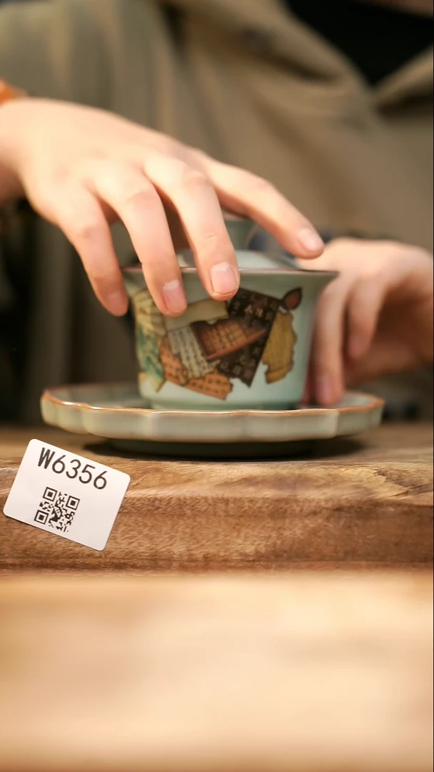 【经典福利】/ 盖碗@@W6356