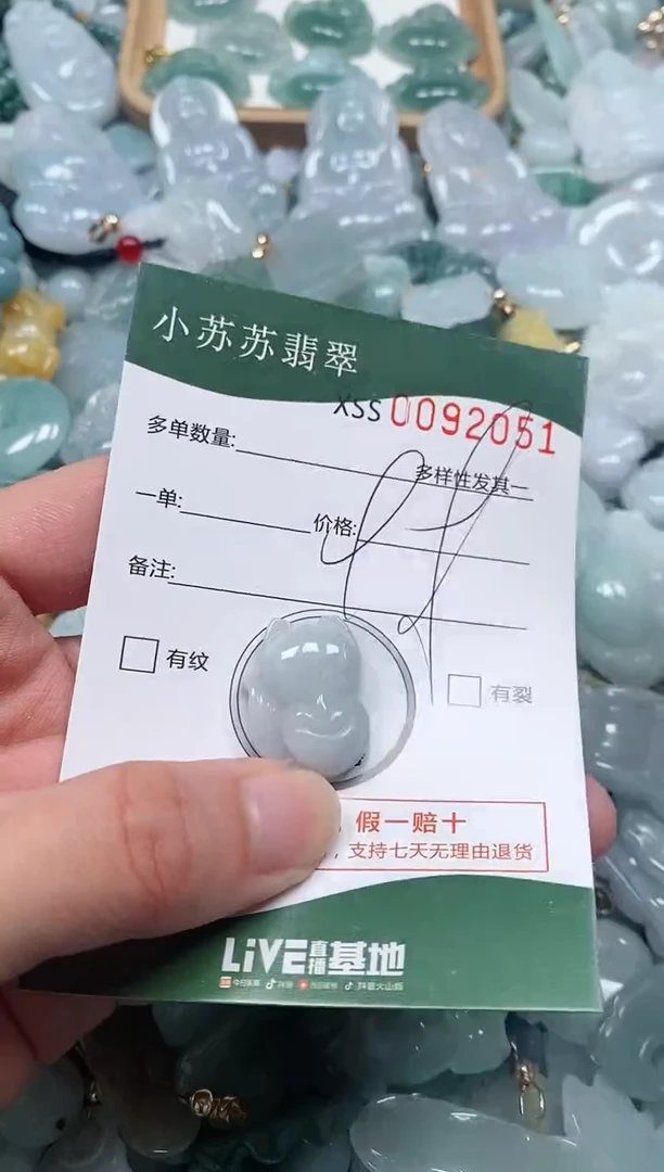 【闪购商品】翡翠颈饰未镶嵌闪购商品009251