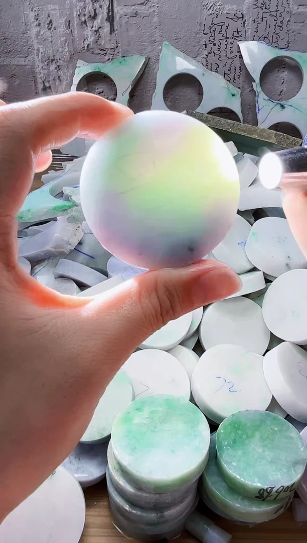 裸石翡翠天然翡翠A货483