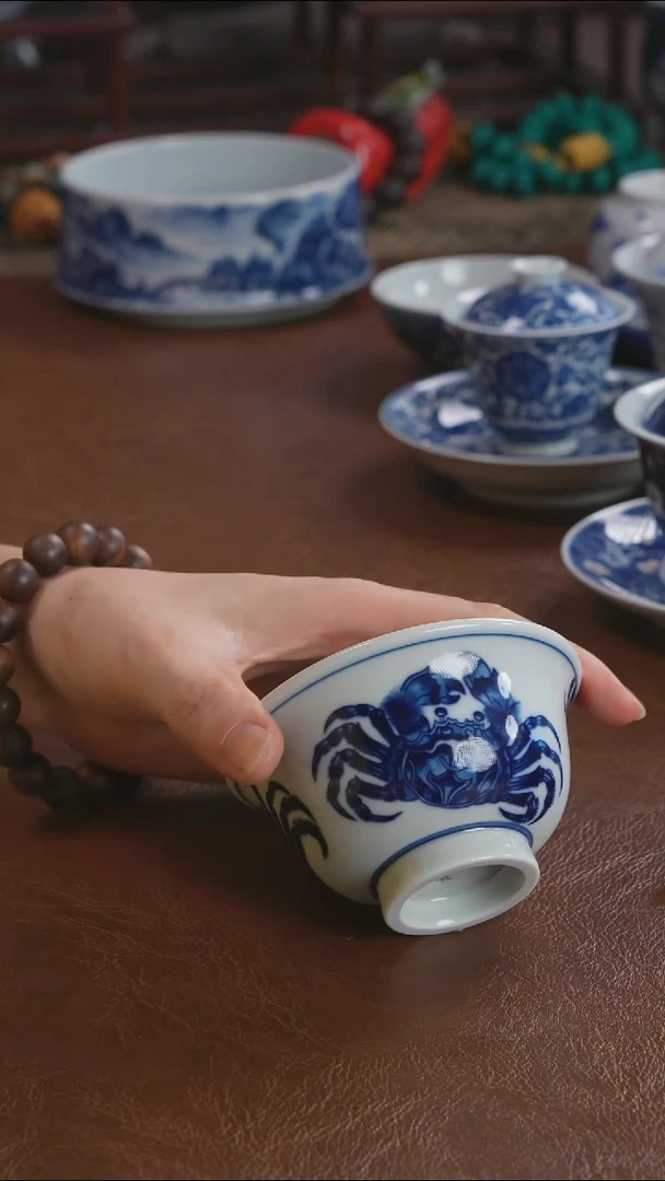 景德镇高端茶器景德镇纯手工手绘高端茶器
