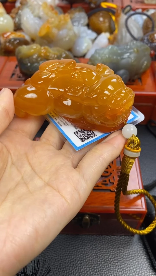 未镶嵌玛瑙/玉髓珠宝奇石闪*1