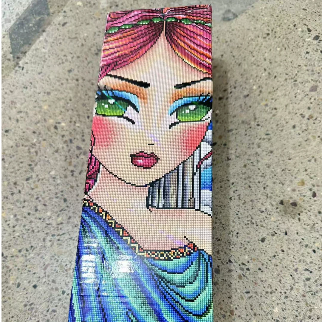 【外贸原包装】女孩65*87折扣福利价高品质树脂钻diy手工减压钻石画