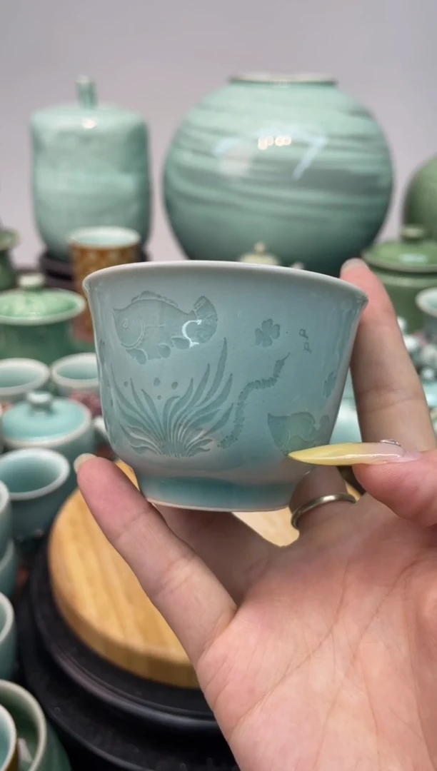特价福利 微瑕 慧仙青瓷