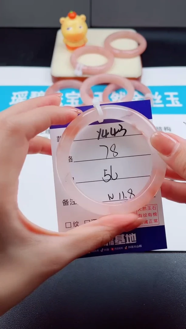 未镶嵌手镯石英质玉Y443  -  56