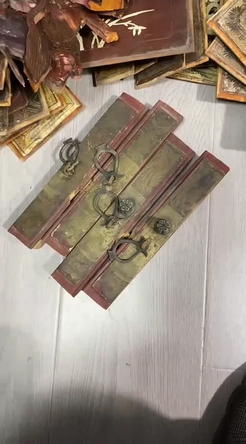 【闪购商品】香榧木微瑕孤品木雕四个140