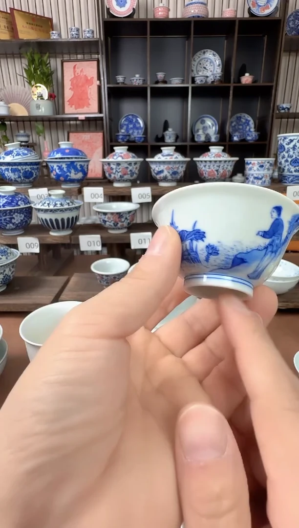 手工手绘人物单杯