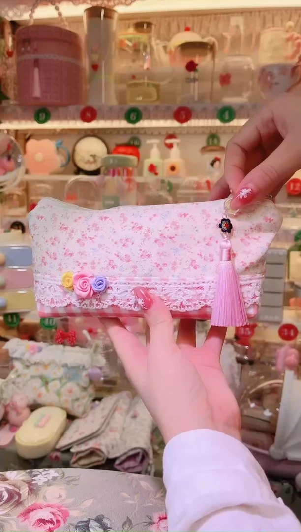 玫瑰花笔袋——手工制作品质好！