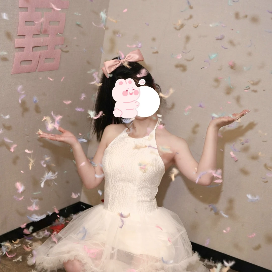 马卡龙羽毛礼花筒手持礼炮直播间专用生日婚礼派对手拧礼炮礼花筒