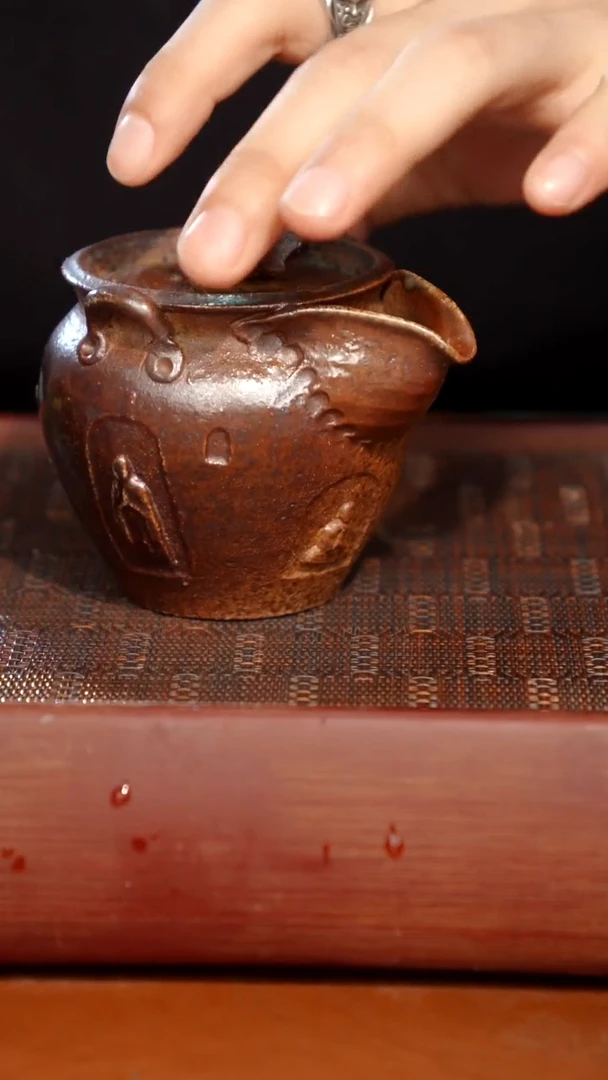 陶瓷奢瓷/瑞寅柴烧茶器（宝瓶）0572