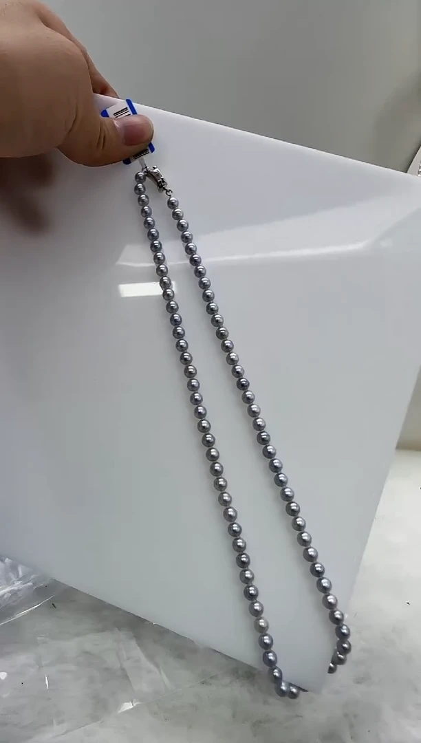 【闪购商品】海水珍珠DA未镶嵌t853 灰珠串6