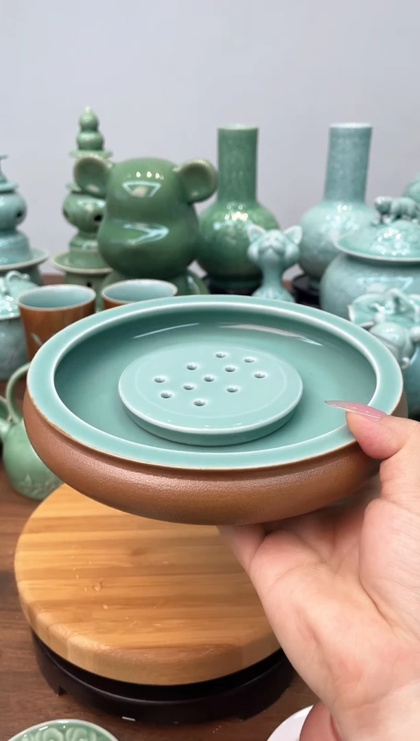 特价福利 微瑕 慧仙青瓷