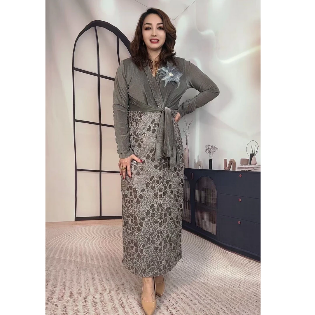 70000 连衣裙气质时尚性感女士秋冬气质时尚性感连衣裙