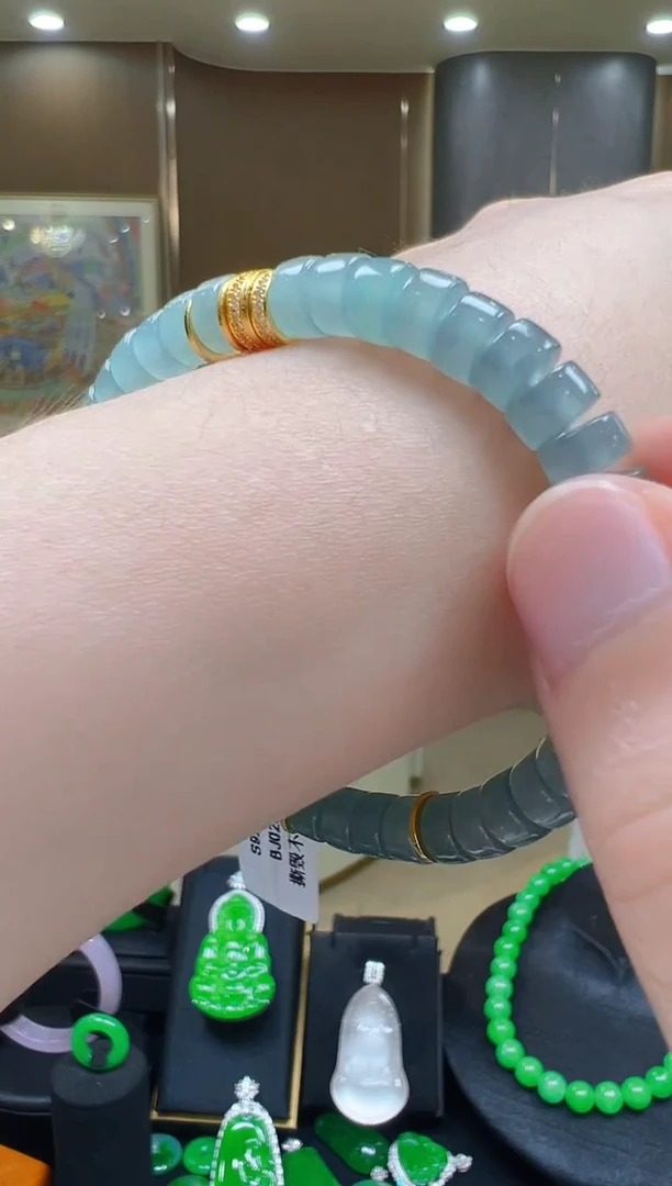 未镶嵌手串翡翠天然翡翠A货多样性发其一