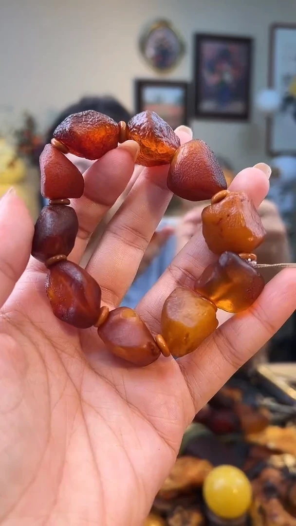 手串琥珀未镶嵌手串