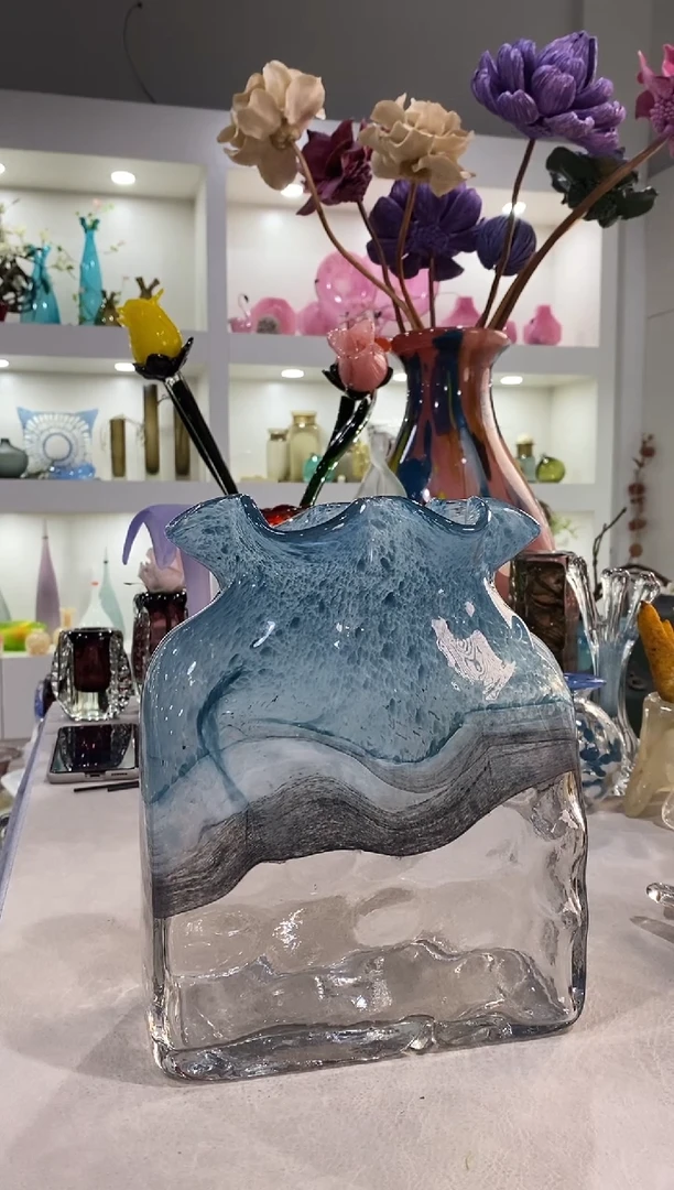 慕忆家手作琉璃花瓶