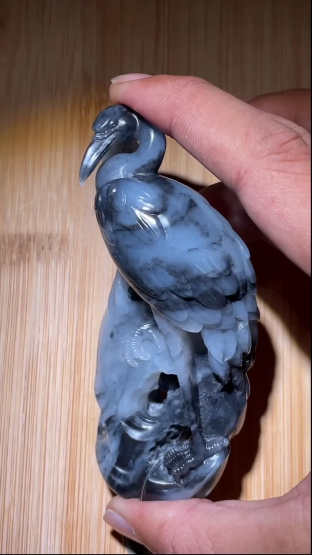 定制和田玉zz   白鹭青天