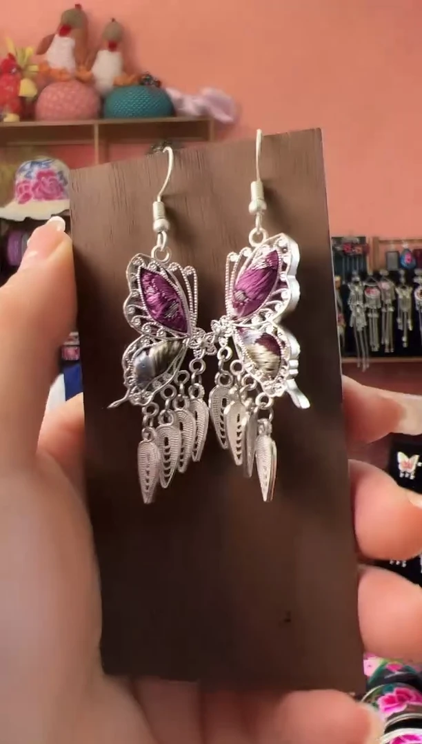 织绣艺枝独绣老绣饰品357