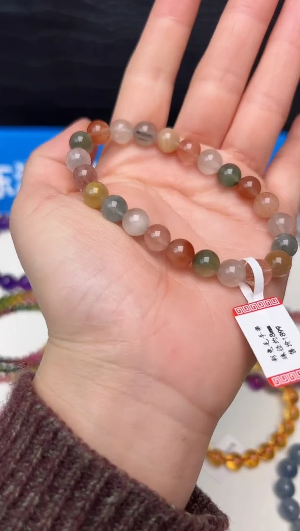 【闪购商品】水晶手链未镶嵌彩兔毛8m+