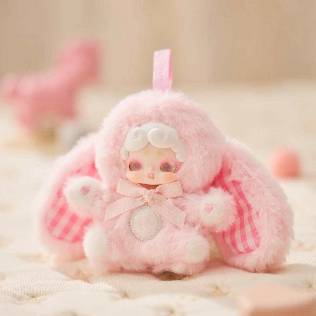 A10【正版】LuckyDeerNai晚安小兔甜心宝贝毛绒公仔礼物