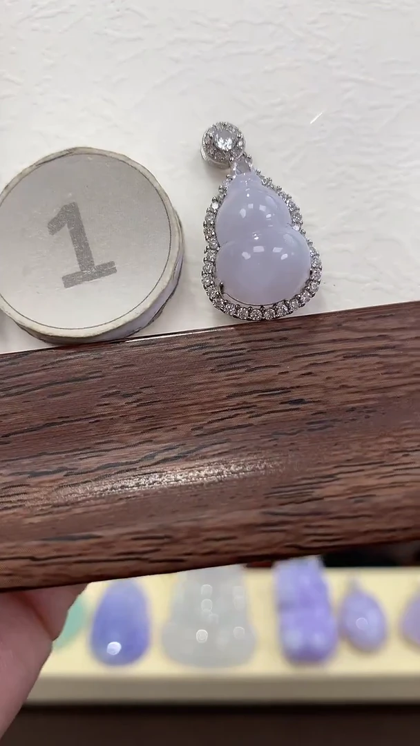 颈饰银S925镶嵌翡翠天然缅甸a货翡翠(多样性发其一