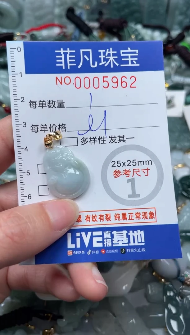 【闪购商品】翡翠颈饰未镶嵌00..5962
