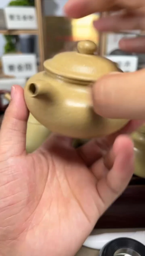 茶壶紫砂梨皮本绿仿古