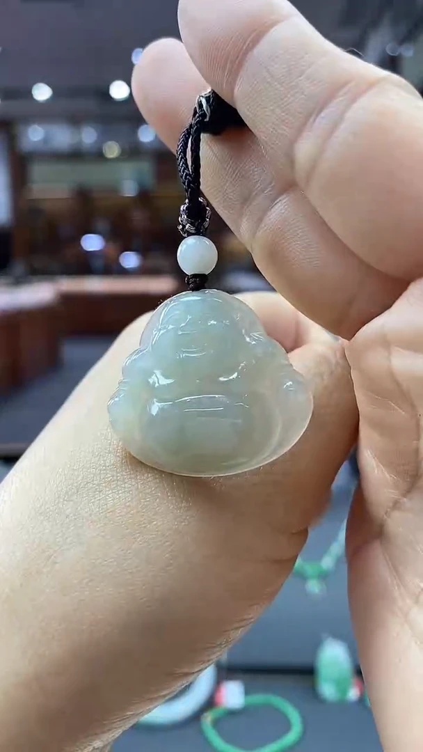 颈饰未镶嵌翡翠佛公1