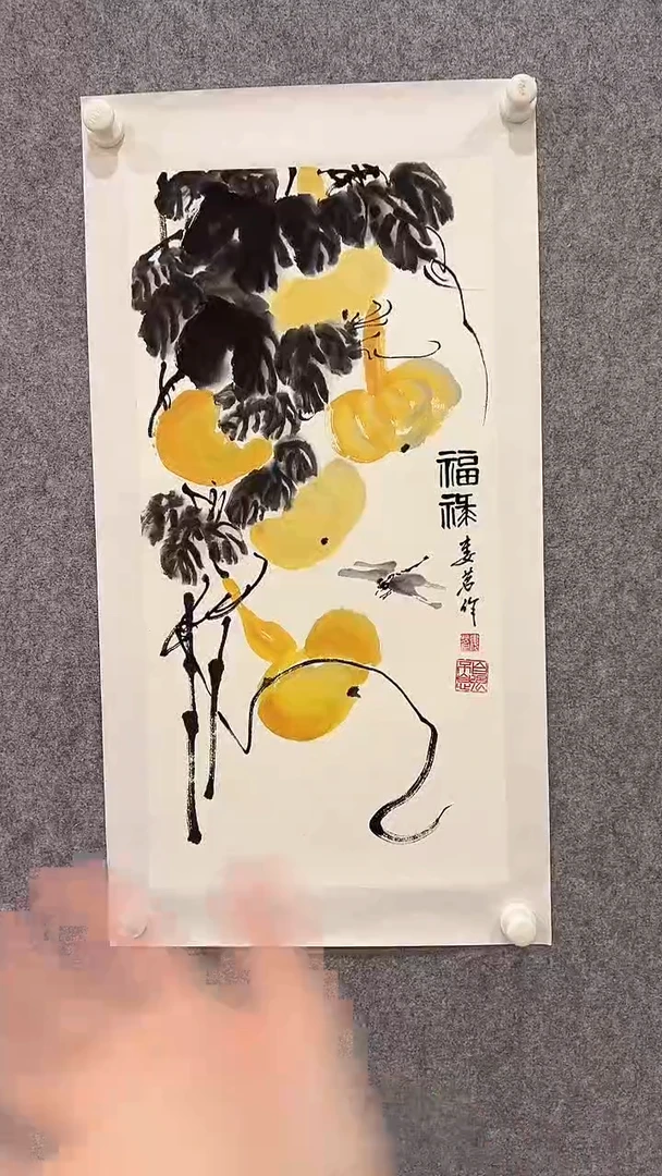 国画娄茗-2平尺-国画作品