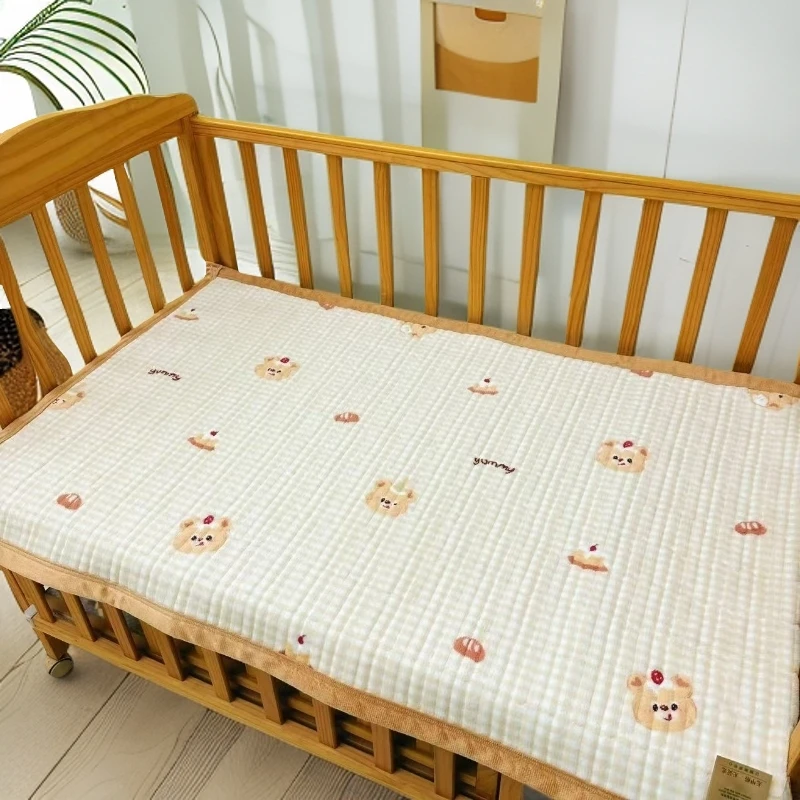 70X140宝宝绒加厚幼儿园床冬季保暖垫子母婴A类秋冬加绒床单