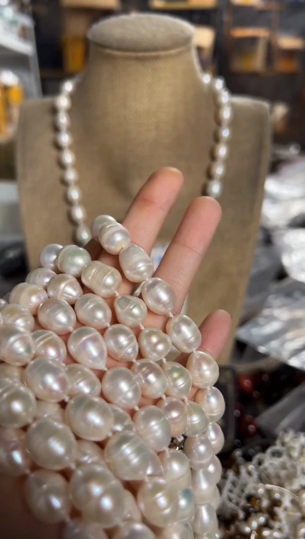 未镶嵌淡水珍珠珠宝奇石AQ项链一条