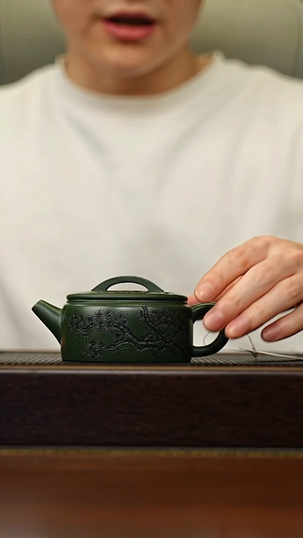 茶壶紫砂宜兴原矿 手工 紫砂壶容量150CC