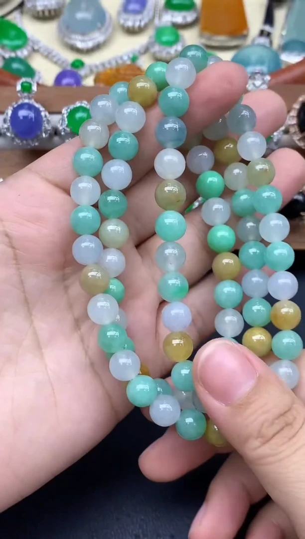 颈饰未镶嵌翡翠142-中国好珍宝