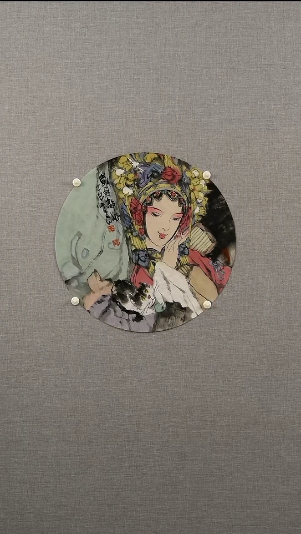 国画郑老师-人物-1.5平尺圆-02