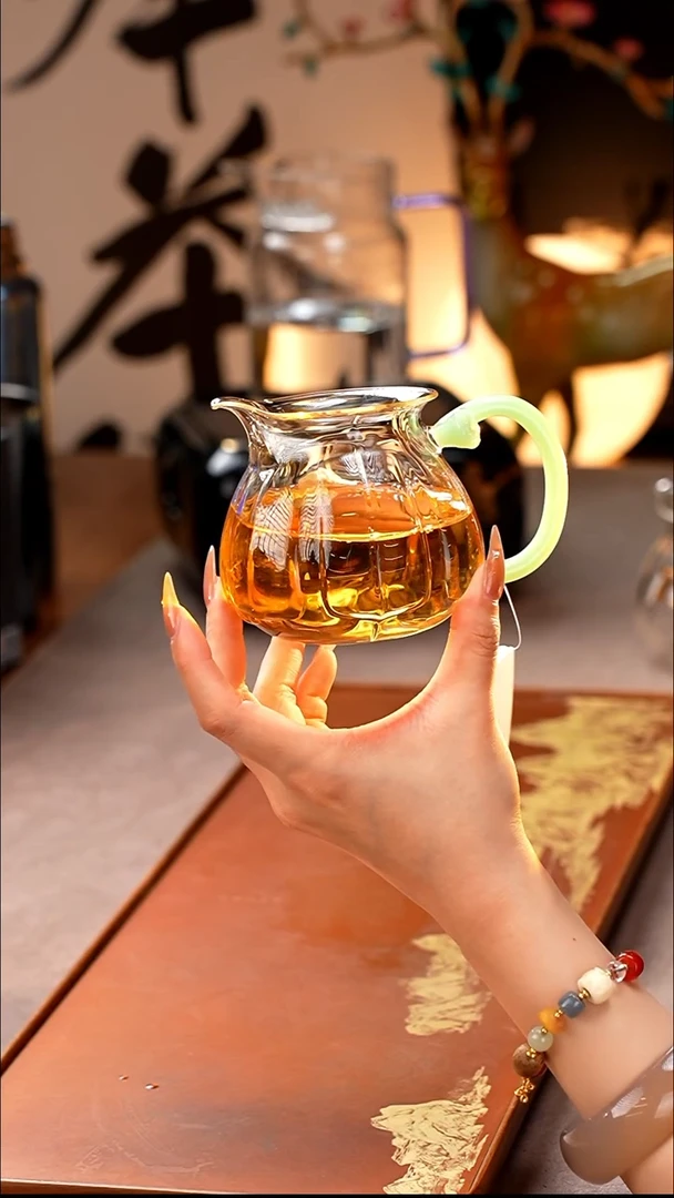 禾器/晶彩莲君茶海/浅玉