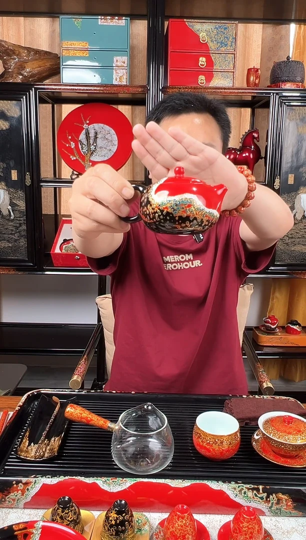 紫砂壶大漆茶壶太古大漆